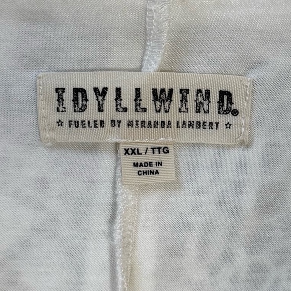 NWT Idyllwind by Miranda Lambert Ivory White Lace Midi Dress with Fringe Sleeves - Picture 10 of 11